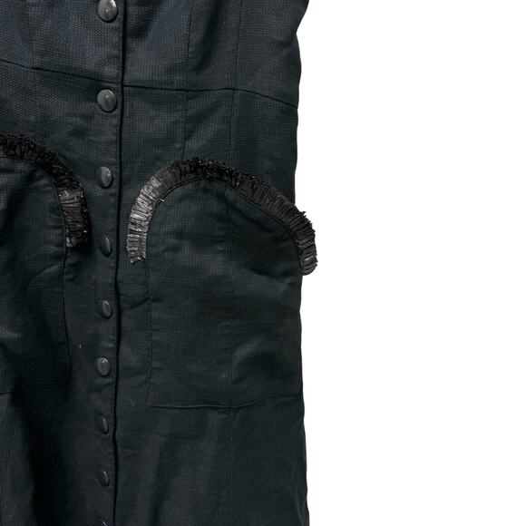 Alice McCall Girls On Film Midi Dress Black Women’s Size 4‎ MSRP $490 - Picture 10 of 15